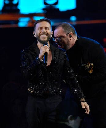 Noel Schajris performs onstage during the 23rd annual Latin Grammy Awards at the Michelob Ultra Arena at Mandalay Bay Resort and Casino in Las Vegas, Nevada on Thursday, November 17, 2022.  LAV20221117610 JIMxRUYMEN