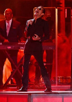 Marc Anthony performs onstage during the 23rd annual Latin Grammy Awards at the Michelob Ultra Arena at Mandalay Bay Resort and Casino in Las Vegas, Nevada on Thursday, November 17, 2022.  LAV20221117044 JIMxRUYMEN