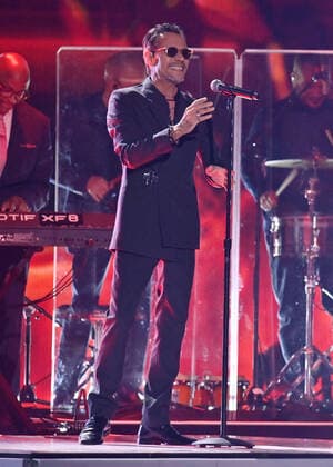 Marc Anthony performs onstage during the 23rd annual Latin Grammy Awards at the Michelob Ultra Arena at Mandalay Bay Resort and Casino in Las Vegas, Nevada on Thursday, November 17, 2022.  LAV20221117046 JIMxRUYMEN