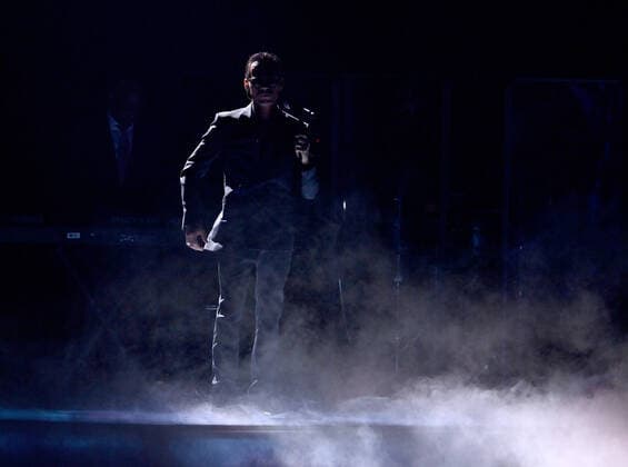 Marc Anthony performs onstage during the 23rd annual Latin Grammy Awards at the Michelob Ultra Arena at Mandalay Bay Resort and Casino in Las Vegas, Nevada on Thursday, November 17, 2022.  LAV20221117643 JIMxRUYMEN