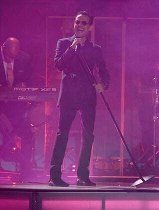 Marc Anthony performs onstage during the 23rd annual Latin Grammy Awards at the Michelob Ultra Arena at Mandalay Bay Resort and Casino in Las Vegas, Nevada on Thursday, November 17, 2022.  LAV20221117650 JIMxRUYMEN