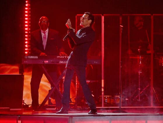 Marc Anthony performs onstage during the 23rd annual Latin Grammy Awards at the Michelob Ultra Arena at Mandalay Bay Resort and Casino in Las Vegas, Nevada on Thursday, November 17, 2022.  LAV20221117653 JIMxRUYMEN