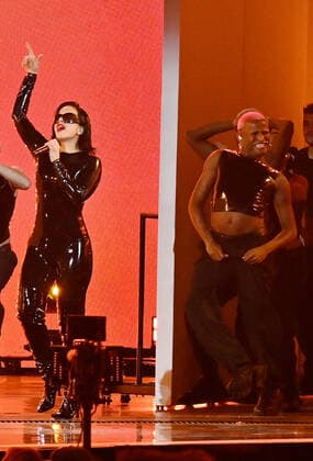 Rosalia performs onstage during the 23rd annual Latin Grammy Awards at the Michelob Ultra Arena at Mandalay Bay Resort and Casino in Las Vegas, Nevada on Thursday, November 17, 2022.  LAV20221117050 JIMxRUYMEN