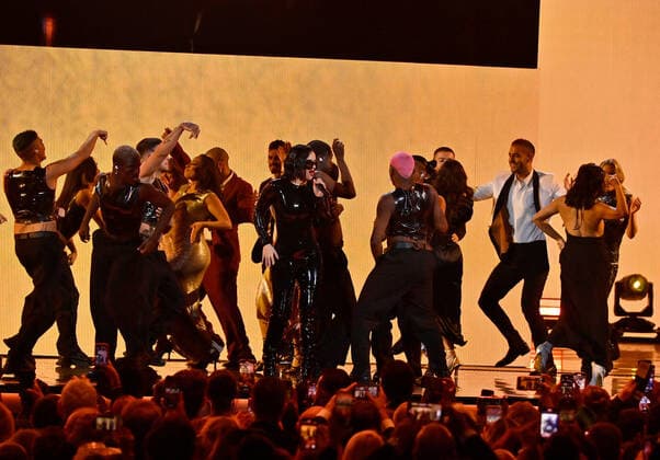 Rosalía performs onstage during the 23rd annual Latin Grammy Awards at the Michelob Ultra Arena at Mandalay Bay Resort and Casino in Las Vegas, Nevada on Thursday, November 17, 2022.  LAV20221117752 JIMxRUYMEN