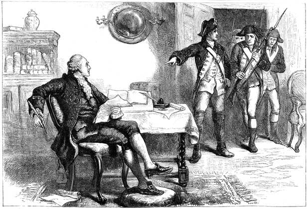 RECORD DATE NOT STATED Arrest of William Franklin, New Jersey, 1776 (c1880). Artist: Unknown Copyright:xThexPrintxCollector HeritagexImagesx IMAGO ,2329772 ! ACHTUNG: AUFNAHMEDATUM GESCHÄTZT!  Copyright:ThexPrintxCollector HeritagexImagesx IMAGO