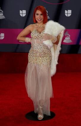 Carla Longoni at arrivals for 23rd Annual Latin GRAMMY Awards 2022, Michelob ULTRA Arena, Mandalay Bay Resort Casino, Las Vegas, NV November 17, 2022. Photo By: MORA Everett Collection at arrivals for 23rd Annual Latin GRAMMY Awards 2022, Michelob ULTRA Arena, Mandalay Bay Resort Casino, Las Vegas, NV November 17, 2022. Photo By: MORA Everett Collection PUBLICATIONXNOTxINxCANxCHNxFRAxITAxJPNxNORxPOLxRUSxESPxUKxUSA
