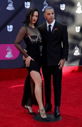 Rosalia, Ray Alejandro at arrivals for 23rd Annual Latin GRAMMY Awards 2022, Michelob ULTRA Arena, Mandalay Bay Resort Casino, Las Vegas, NV November 17, 2022. Photo By: MORA Everett Collection at arrivals for 23rd Annual Latin GRAMMY Awards 2022, Michelob ULTRA Arena, Mandalay Bay Resort Casino, Las Vegas, NV November 17, 2022. Photo By: MORA Everett Collection PUBLICATIONXNOTxINxCANxCHNxFRAxITAxJPNxNORxPOLxRUSxESPxUKxUSA
