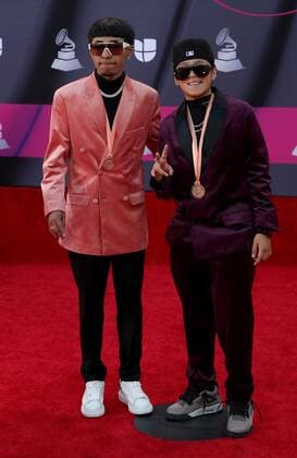 Yahritza y su Esencia at arrivals for 23rd Annual Latin GRAMMY Awards 2022 - Part 2, Michelob ULTRA Arena, Mandalay Bay Resort Casino, Las Vegas, NV November 17, 2022. Photo By: MORA Everett Collection at arrivals for 23rd Annual Latin GRAMMY Awards 2022 - Part 2, Michelob ULTRA Arena, Mandalay Bay Resort Casino, Las Vegas, NV November 17, 2022. Photo By: MORA Everett Collection PUBLICATIONXNOTxINxCANxCHNxFRAxITAxJPNxNORxPOLxRUSxESPxUKxUSA