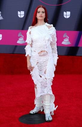 Nicole Zignago at arrivals for 23rd Annual Latin GRAMMY Awards 2022, Michelob ULTRA Arena, Mandalay Bay Resort Casino, Las Vegas, NV November 17, 2022. Photo By: MORA Everett Collection at arrivals for 23rd Annual Latin GRAMMY Awards 2022, Michelob ULTRA Arena, Mandalay Bay Resort Casino, Las Vegas, NV November 17, 2022. Photo By: MORA Everett Collection PUBLICATIONXNOTxINxCANxCHNxFRAxITAxJPNxNORxPOLxRUSxESPxUKxUSA