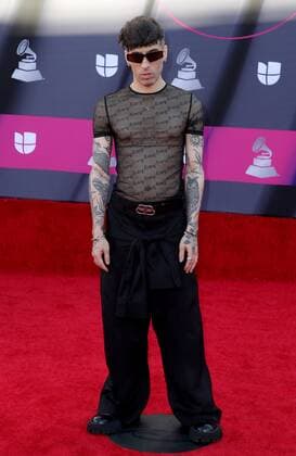 Albert Hype at arrivals for 23rd Annual Latin GRAMMY Awards 2022 - Part 2, Michelob ULTRA Arena, Mandalay Bay Resort Casino, Las Vegas, NV November 17, 2022. Photo By: MORA Everett Collection at arrivals for 23rd Annual Latin GRAMMY Awards 2022 - Part 2, Michelob ULTRA Arena, Mandalay Bay Resort Casino, Las Vegas, NV November 17, 2022. Photo By: MORA Everett Collection PUBLICATIONXNOTxINxCANxCHNxFRAxITAxJPNxNORxPOLxRUSxESPxUKxUSA