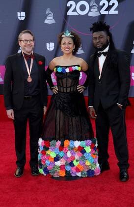 Afro Andea Funk at arrivals for 23rd Annual Latin GRAMMY Awards 2022 - Part 2, Michelob ULTRA Arena, Mandalay Bay Resort Casino, Las Vegas, NV November 17, 2022. Photo By: MORA Everett Collection at arrivals for 23rd Annual Latin GRAMMY Awards 2022 - Part 2, Michelob ULTRA Arena, Mandalay Bay Resort Casino, Las Vegas, NV November 17, 2022. Photo By: MORA Everett Collection PUBLICATIONXNOTxINxCANxCHNxFRAxITAxJPNxNORxPOLxRUSxESPxUKxUSA