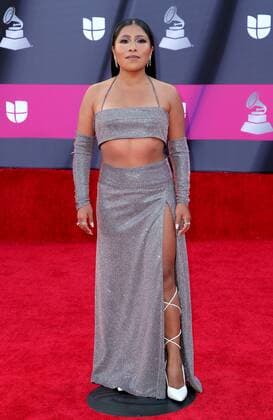 Yalitza Aparicio at arrivals for 23rd Annual Latin GRAMMY Awards 2022 - Part 2, Michelob ULTRA Arena, Mandalay Bay Resort Casino, Las Vegas, NV November 17, 2022. Photo By: MORA Everett Collection at arrivals for 23rd Annual Latin GRAMMY Awards 2022 - Part 2, Michelob ULTRA Arena, Mandalay Bay Resort Casino, Las Vegas, NV November 17, 2022. Photo By: MORA Everett Collection PUBLICATIONXNOTxINxCANxCHNxFRAxITAxJPNxNORxPOLxRUSxESPxUKxUSA