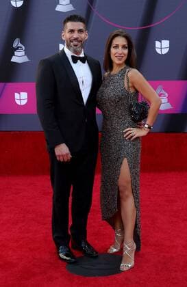 Jimmy Lopez, Leticia Moreno at arrivals for 23rd Annual Latin GRAMMY Awards 2022 - Part 2, Michelob ULTRA Arena, Mandalay Bay Resort Casino, Las Vegas, NV November 17, 2022. Photo By: MORA Everett Collection at arrivals for 23rd Annual Latin GRAMMY Awards 2022 - Part 2, Michelob ULTRA Arena, Mandalay Bay Resort Casino, Las Vegas, NV November 17, 2022. Photo By: MORA Everett Collection PUBLICATIONXNOTxINxCANxCHNxFRAxITAxJPNxNORxPOLxRUSxESPxUKxUSA