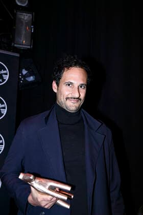 STOCKHOLM 20221118 Director Ali Abbasis won the award for Best Film for Holy spider at the Stockholm Film Festivals award ceremony at Bibliotek Live in Stockholm on Friday STOCKHOLM SWEDEN x12130x,  Copyright: xTimxAro TTx STOCKHOLM FILMFESTIVAL PRISCEREMONI 2022