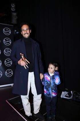 STOCKHOLM 20221118 Director Ali Abbasi, winner of the award for Best Film for Holy spider, at the Stockholm Film Festivals award ceremony at Bibliotek Live in Stockholm on Friday STOCKHOLM SWEDEN x12130x,  Copyright: xTimxAro TTx STOCKHOLM FILMFESTIVAL PRISCEREMONI 2022