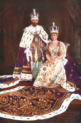 RECORD DATE NOT STATED King George V and Queen Mary, 1911. Artist: W&D Downey. Copyright:xThexPrintxCollector HeritagexImagesx IMAGO ,2651985 ! ACHTUNG: AUFNAHMEDATUM GESCHÄTZT!  Copyright:ThexPrintxCollector HeritagexImagesx IMAGO