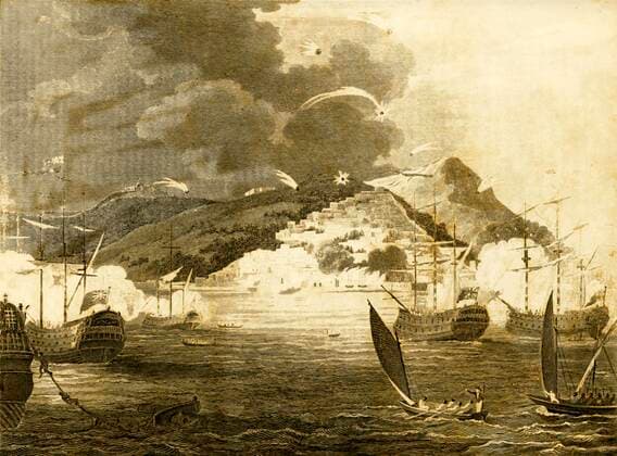 RECORD DATE NOT STATED Lord Exmouth s Fleet bombarding the City of Algiers , 1816. Creator: Unknown. Copyright:xtransport,transport,extérieur,dehors,mer,côte,lesxgens,mâle,homme,hommes,bateau,bateaux,côtier,port,type,bateau,bateaux,préparation,vue,continent,Britannique,arme,armes,géographie,Européen,Barbarie,action,MENACE,militaire,guerre,endroit,siècle,ramerxlexbateau,Vista,LaxGrande-Bretagne,préparation,Alger,concept,munitions,bataille,Marine,B&W,ancré,misexàxfeu,MerxMéditerranéenne,MONOCHROME,bouletxdexcanon,guerre,flotte,préparations,publication,Jour,guerrexnavale,19èmexsiècle,vaisseauxdexguerre,bombardement,noirxetxblanc,noirxetxblanc,B W,armements,vaisseauxxdexguerre,dix-neuvièmexsiècle,histoire,historique,ThexPrintxCollector,EdwardxPellew,1stxViscountxExm  Copyright:transport,transport,extérieur,dehors,mer,côte,lesxgens,mâle,homme,hommes,bateau,bateaux,côtier,port,type,bateau,bateaux,préparation,vue,continent,Britannique,arme,armes,géographie,Européen,B
