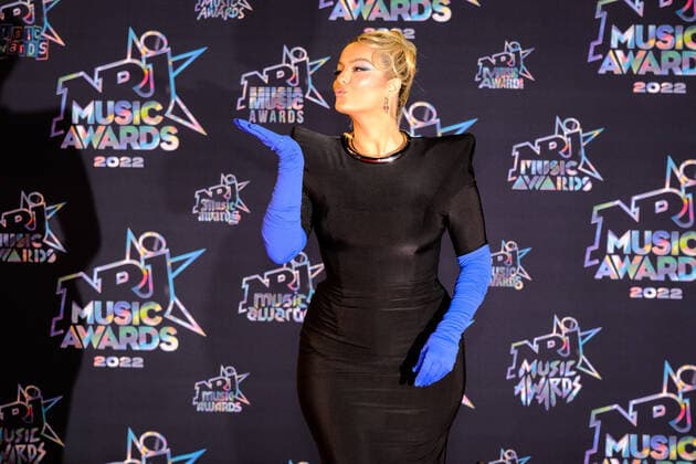 24eme NRJ Music Awards, arrivÃ e sur le Tapis Rouge en attente des nominations. Bebe Rexha. 286122 2022-11-18 Provence Alpes Cote d Azur Cannes France  Copyright: xPhilippexFarjonx STAR_286122_007