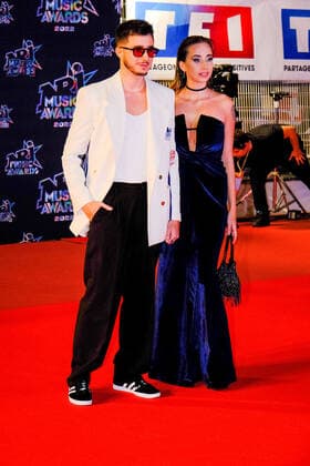 24eme NRJ Music Awards, arrivÃ e sur le Tapis Rouge en attente des nominations. Boris Way et Manon. 286122 2022-11-18 Provence Alpes Cote d Azur Cannes France  Copyright: xPhilippexFarjonx STAR_286122_009
