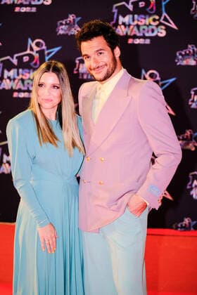 24eme NRJ Music Awards, arrivÃ e sur le Tapis Rouge en attente des nominations. Amir Haddad (D) et Lital Haddad. 286122 2022-11-18 Provence Alpes Cote d Azur Cannes France  Copyright: xPhilippexFarjonx STAR_286122_052