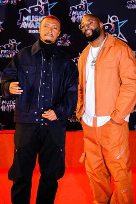 24eme NRJ Music Awards, arrivÃ e sur le Tapis Rouge en attente des nominations. Gradur (G) et Soprano. 286122 2022-11-18 Provence Alpes Cote d Azur Cannes France  Copyright: xPhilippexFarjonx STAR_286122_065