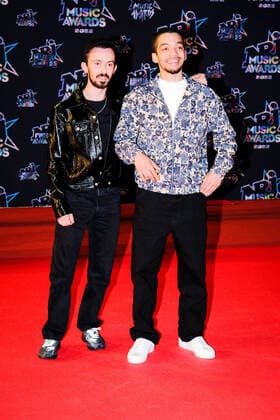 24eme NRJ Music Awards, arrivÃ e sur le Tapis Rouge en attente des nominations. Les freres Florian Â« Bigflo (G) Â» et Olivio Â« Oli Â» Ordonez. 286122 2022-11-18 Provence Alpes Cote d Azur Cannes France  Copyright: xPhilippexFarjonx STAR_286122_087