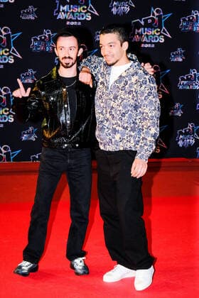 24eme NRJ Music Awards, arrivÃ e sur le Tapis Rouge en attente des nominations. Les freres Florian Â« Bigflo (G) Â» et Olivio Â« Oli Â» Ordonez. 286122 2022-11-18 Provence Alpes Cote d Azur Cannes France  Copyright: xPhilippexFarjonx STAR_286122_089