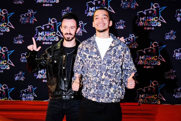 24eme NRJ Music Awards, arrivÃ e sur le Tapis Rouge en attente des nominations. Les freres Florian Â« Bigflo (G) Â» et Olivio Â« Oli Â» Ordonez. 286122 2022-11-18 Provence Alpes Cote d Azur Cannes France  Copyright: xPhilippexFarjonx STAR_286122_090