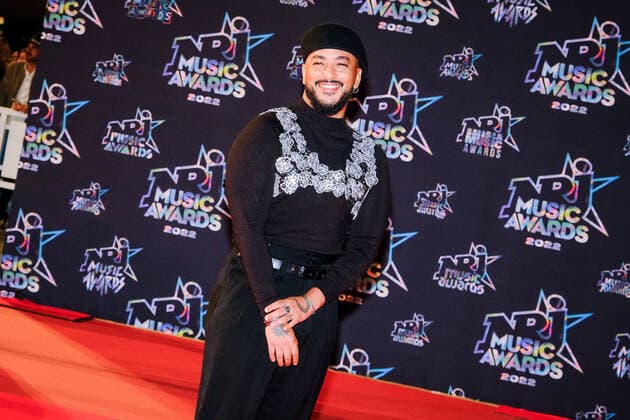 24eme NRJ Music Awards, arrivÃ e sur le Tapis Rouge en attente des nominations. Slimane. 286122 2022-11-18 Provence Alpes Cote d Azur Cannes France  Copyright: xPhilippexFarjonx STAR_286122_100