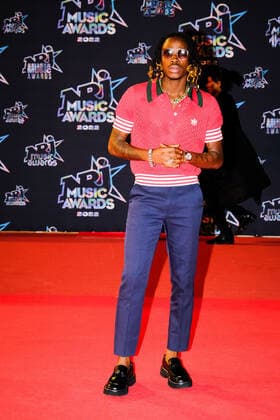 24eme NRJ Music Awards, arrivÃ e sur le Tapis Rouge en attente des nominations. Fireboy DML. 286122 2022-11-18 Provence Alpes Cote d Azur Cannes France  Copyright: xPhilippexFarjonx STAR_286122_104