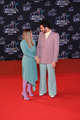 24eme NRJ music awards 2022 - Cannes - 18 11 2022 - Amir et sa femme 286118 2022-11-18 Cannes France  Copyright: xMPPx STAR_286118_271