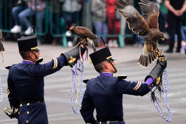 November 20, 2022, Mexico City, Mexico: Military take part during the 112th anniversary of the Mexican Revolution. on November 20, 2022 in Mexico City, Mexico. Mexico City Mexico - ZUMAe321 20221120_zia_e321_054 Copyright: xCarlosxTischler xEyepixxGroupx