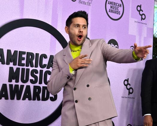 Gerudito arrives for the 50th annual American Music Awards at the Microsoft Theater in Los Angeles on Sunday, November 20, 2022.  LAP2022112085 JIMxRUYMEN