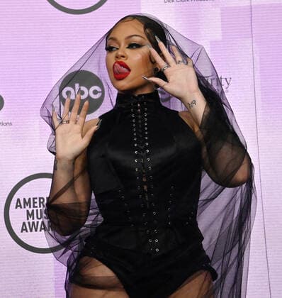 Entertainment Themen der Woche KW46 Entertainment Bilder des Tages Latto arrives for the 50th annual American Music Awards at the Microsoft Theater in Los Angeles on Sunday, November 20, 2022.  LAP20221120606 JIMxRUYMEN