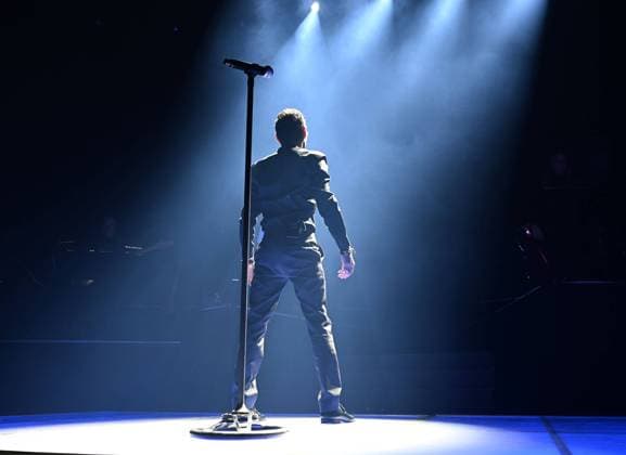 Marc Anthony performs during the Viviendo Tour at the FTX Arena. Featuring: Marc Anthony Where: Miami, Florida, United States When: 18 Nov 2022 Credit: Robert Bell INSTARimages.com Cover Images Copyright: xx 52199469 EDITORIAL USE ONLY. NOT FOR USE BY NEWSPAPERS BASED IN THE UK.