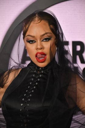 Latto attends the 2022 American Music Awards at Microsoft Theater on November 20, 2022 in Los Angeles, California. Photo: Casey Flanigan imageSPACE MediaPunch Copyright: ximageSPACEx