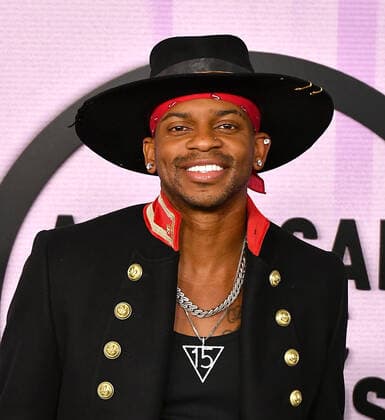 Jimmie Allen attends the 2022 American Music Awards at Microsoft Theater on November 20, 2022 in Los Angeles, California. Photo: Casey Flanigan imageSPACE MediaPunch Copyright: ximageSPACEx