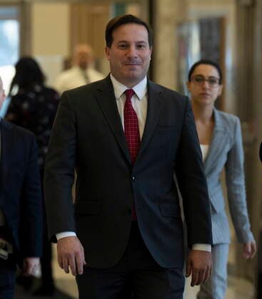 November 22, 2022, Ottawa, ON, Canada: Public Safety Minister Marco Mendicino arrives at the Public Order Emergency Commission, Tuesday, November 22, 2022 in Ottawa. Ottawa Canada  - ZUMAc35_ 20221122_zaf_c35_008 Copyright: xAdrianxWyldx