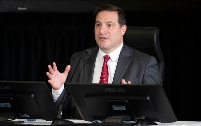November 22, 2022, Ottawa, ON, Canada: Public Safety Minister Marco Mendicino testifies at the Public Order Emergency Commission, Tuesday, November 22, 2022 in Ottawa. Ottawa Canada  - ZUMAc35_ 20221122_zaf_c35_017 Copyright: xAdrianxWyldx