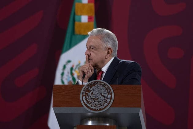 Mexican President Lopez Obrador Briefing Conference November 22, 2022, Mexico City, Mexico. Mexican President, Andres Manuel Lopez Obrador, presented at his morning briefing conference, among other issues, his disagreements with Argentine President Alberto Fernandez at National Palace. On November 22, 2022 in Mexico City. (Photo by Alex Dalton Eyepix Group) Copyright: xAlexxDalton xEyepixxGroupx AD_22112022_81850