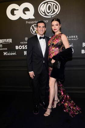 GQ Men Of tHe Year Black Carpet November 22, Mexico City, Mexico: Romel Pacheco and Alhely Fallah attend the black carpet of the GQ Men Of The Year Awards at Proyecto Publicol Prim. on November 22, 2022 in Mexico City, Mexico. (Photo by Carlos Tischler Eyepix Group) Copyright: xCarlosxTischler xEyepixxGroupx CT_22112022_81878