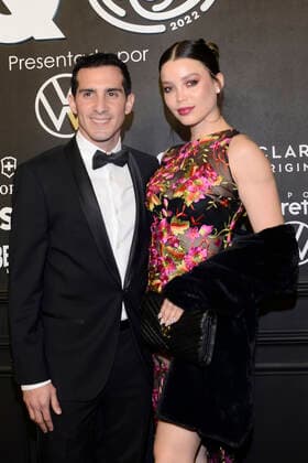 GQ Men Of tHe Year Black Carpet November 22, Mexico City, Mexico: Romel Pacheco and Alhely Fallah attend the black carpet of the GQ Men Of The Year Awards at Proyecto Publicol Prim. on November 22, 2022 in Mexico City, Mexico. (Photo by Carlos Tischler Eyepix Group) Copyright: xCarlosxTischler xEyepixxGroupx CT_22112022_81880