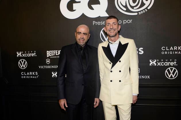 GQ Men Of tHe Year Black Carpet November 22, Mexico City, Mexico: Javier Esteban, Urbano Hidalgo attend the black carpet of the GQ Men Of The Year Awards at Proyecto Publicol Prim. on November 22, 2022 in Mexico City, Mexico. (Photo by Carlos Tischler Eyepix Group) Copyright: xCarlosxTischler xEyepixxGroupx CT_22112022_82002