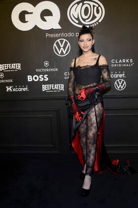 GQ Men Of tHe Year Black Carpet November 22, Mexico City, Mexico: Julieta Emilia Cazzuchelli ˜Cazzu™ attends the black carpet of the GQ Men Of The Year Awards at Proyecto Publicol Prim. on November 22, 2022 in Mexico City, Mexico. (Photo by Carlos Tischler Eyepix Group) Copyright: xCarlosxTischler xEyepixxGroupx CT_22112022_82026