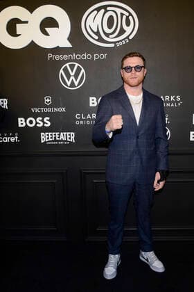 GQ Men Of tHe Year Black Carpet November 22, Mexico City, Mexico: Saul Alvarez ˜El Canelo™ attends the black carpet of the GQ Men Of The Year Awards at Proyecto Publicol Prim. on November 22, 2022 in Mexico City, Mexico. (Photo by Carlos Tischler Eyepix Group) Copyright: xCarlosxTischler xEyepixxGroupx CT_22112022_82065