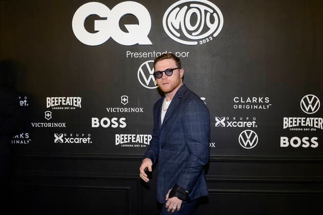 GQ Men Of tHe Year Black Carpet November 22, Mexico City, Mexico: Saul Alvarez ˜El Canelo™ attends the black carpet of the GQ Men Of The Year Awards at Proyecto Publicol Prim. on November 22, 2022 in Mexico City, Mexico. (Photo by Carlos Tischler Eyepix Group) Copyright: xCarlosxTischler xEyepixxGroupx CT_22112022_82073