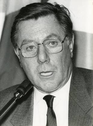 Italian car designer Battista Pinin Farina, 1980s 