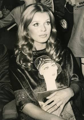 Austrian-German film actress Senta Berger, 1970s 