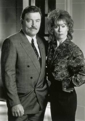 Actor Stacy Keach and actress Judith Light in the movie Against Their Will, USA 1994 