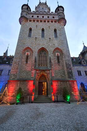 Press date for the light and music installation Wintermärchen at Marienburg Castle Pattensen, 24 11 2022 Foto:xU.xStammx xFuturexImage